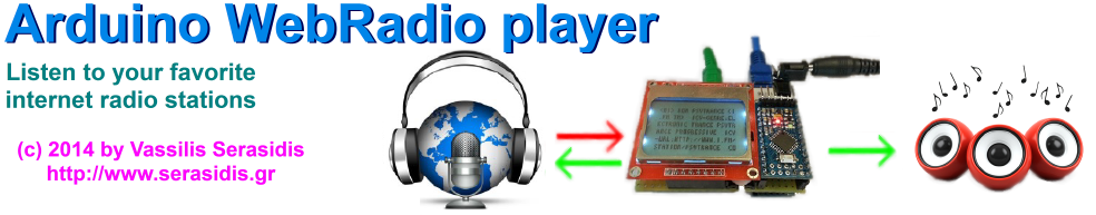 Arduino WebRadio player