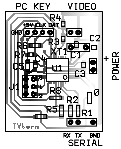 Circuit layout for SMD